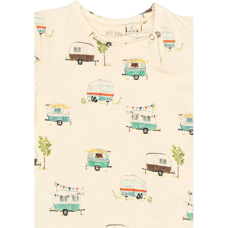 Petit Piao Eggnog Camper Aop Ppsun S_S Body