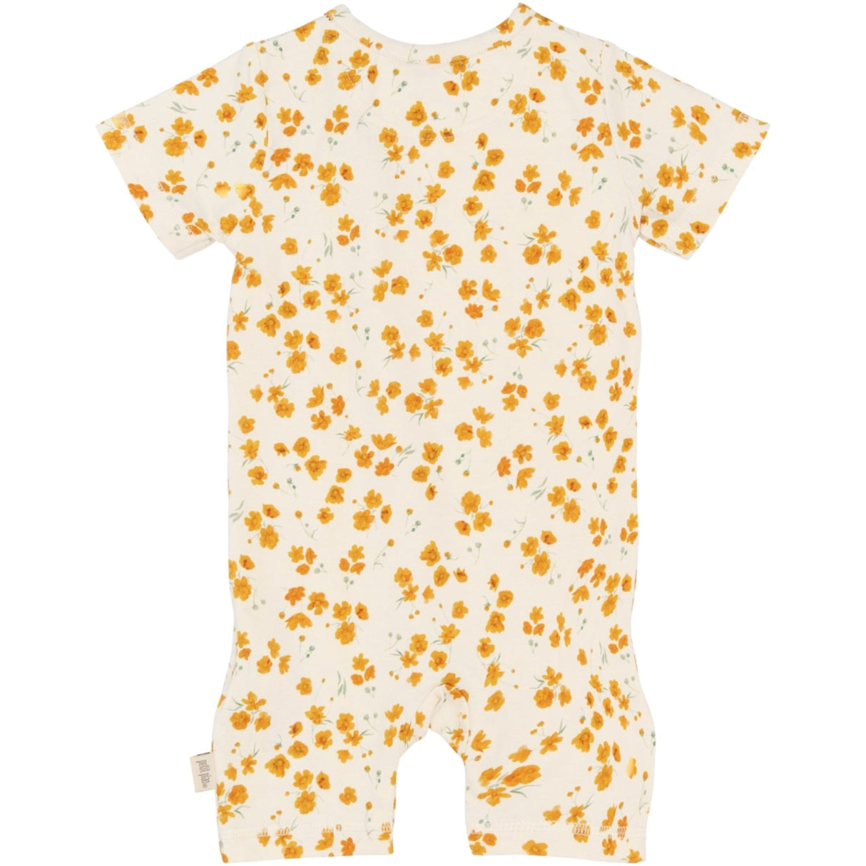 Petit Piao Eggnog Buttercup Aop Ppsun S_S Buksedrakt