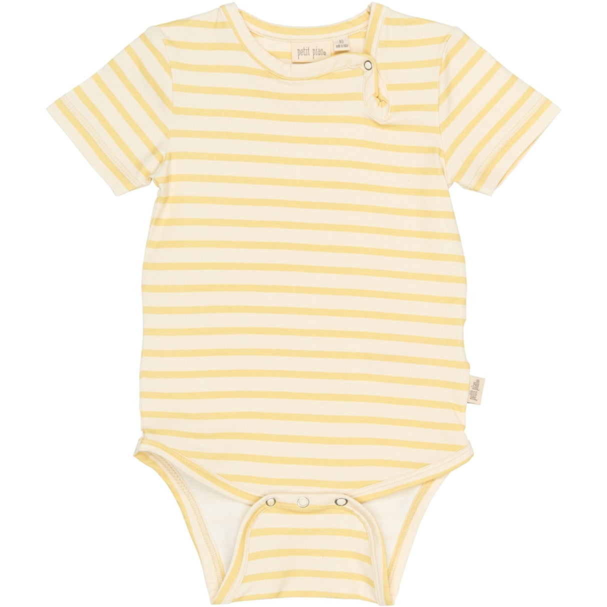 Petit Piao Dusky Citron Striped Ppsun S_S Body