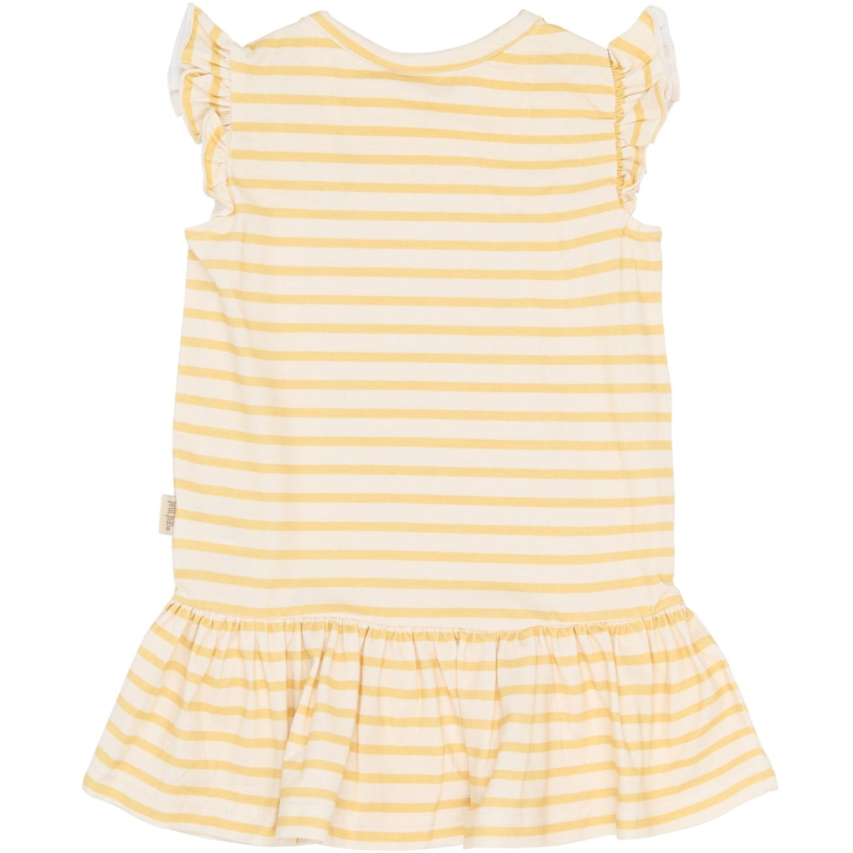 Petit Piao Dusky Citron Striped Ppsun S_L Kjole