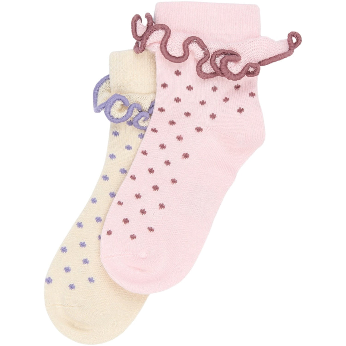 minipop® Rose Quartz Marra Bambus Ankle Strømper 2-Pakning