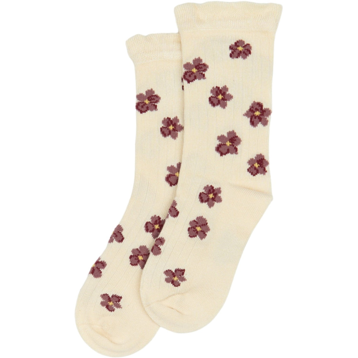 minipop® Autumn Anemone Bambus Frill Strømper