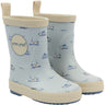 Pom Pom Pearl Blue Boat AOP Bliss Rubber Støvler AOP