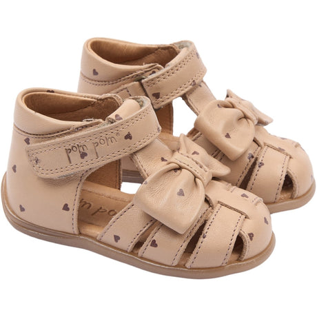 Pom Pom Cloud Cream Pearl Starter Bue Sandal