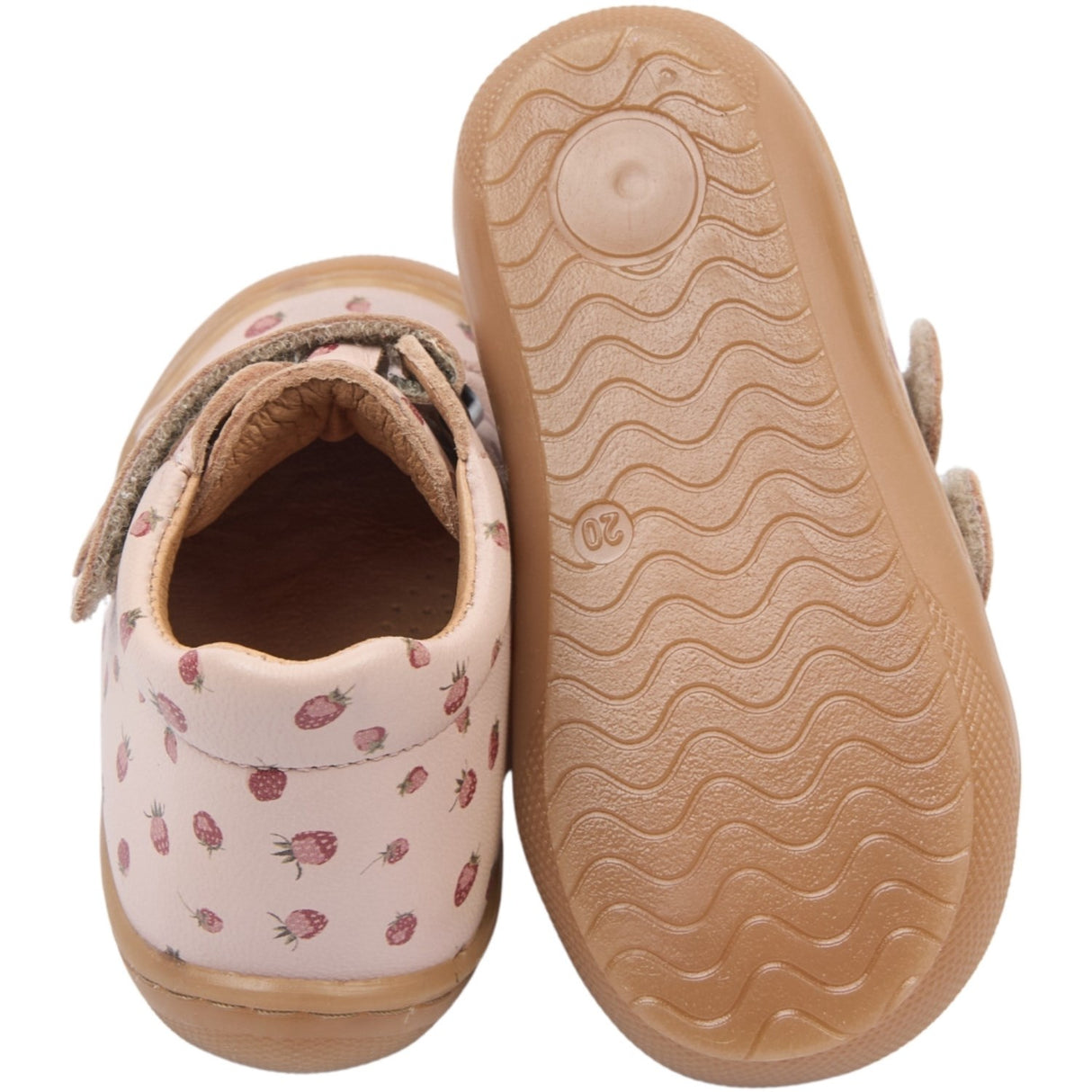 Pom Pom Dusty Rose Strawberry AOP Pax Baby Sko