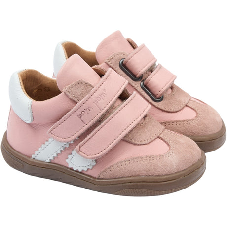 Pom Pom Misty Rose Pride Borrelås Barefoot Sneaker