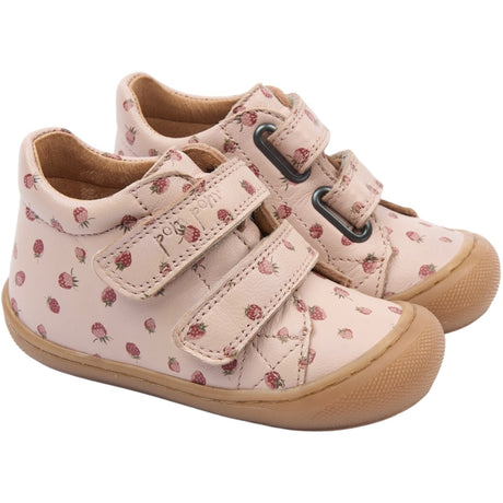 Pom Pom Dusty Rose Strawberry AOP Pax Baby Sko