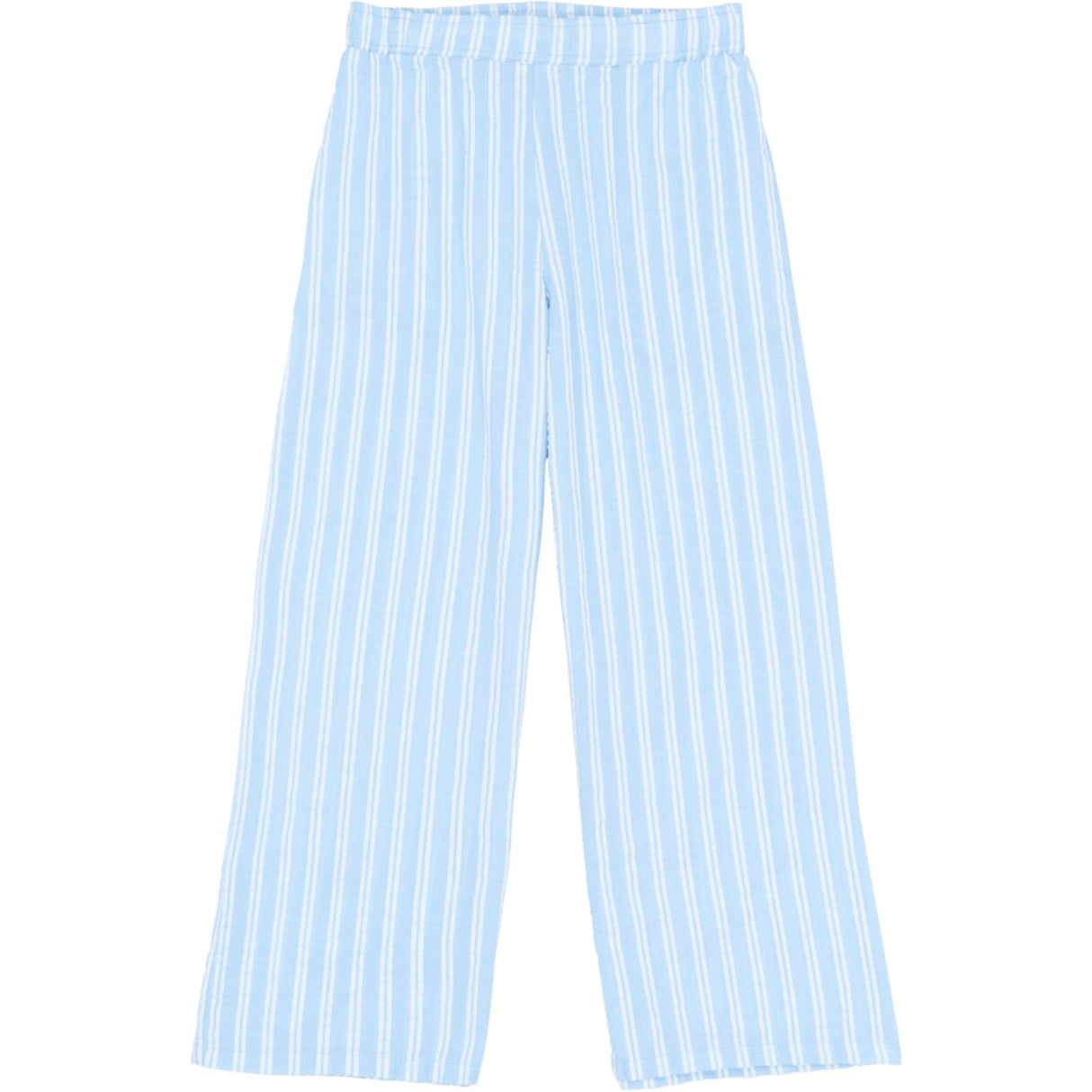 The New Forever Blue Striped Tnshirley Wide Bukser