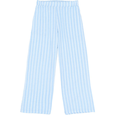 The New Forever Blue Striped Tnshirley Wide Bukser