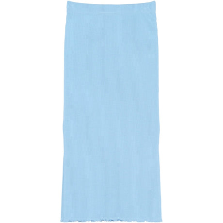The New Forever Blue Tnrya Long Rib Skjørt