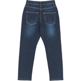The New Dark Blue Denim Tnjosh Tapered Fit Jeans