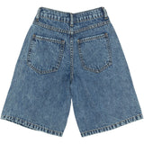 The New Light Blue Denim Tnsvende Long Baggy Fit Denim Shorts
