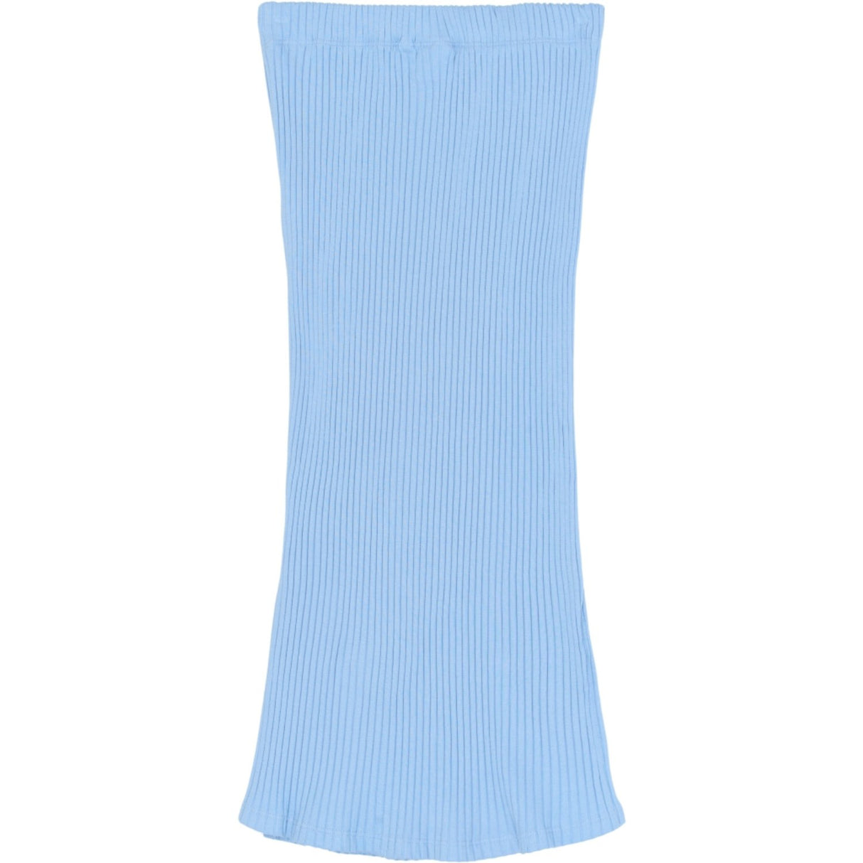 The New Forever Blue Tntove Long Rib Skjørt