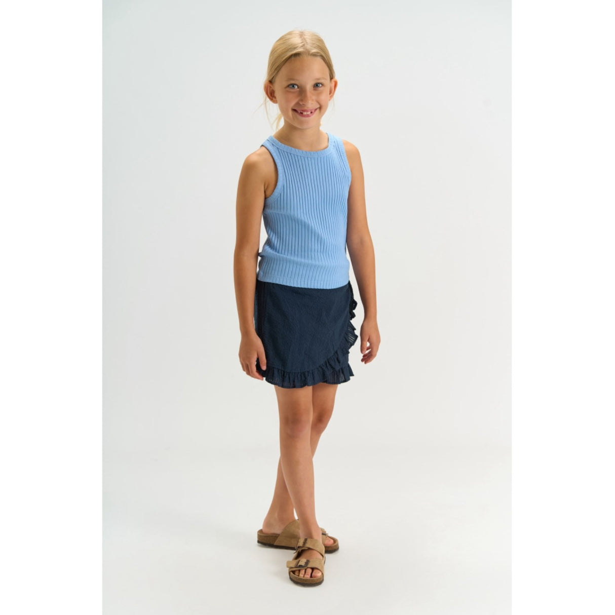 The New Navy Blazer Tntessa Omslags Shorts