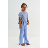 The New Forever Blue Striped Tntheresa Wide Bukser