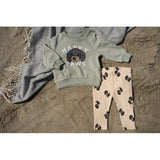 THE NEW Siblings Gardenia Aop Tnsbsylvan Rib Leggings