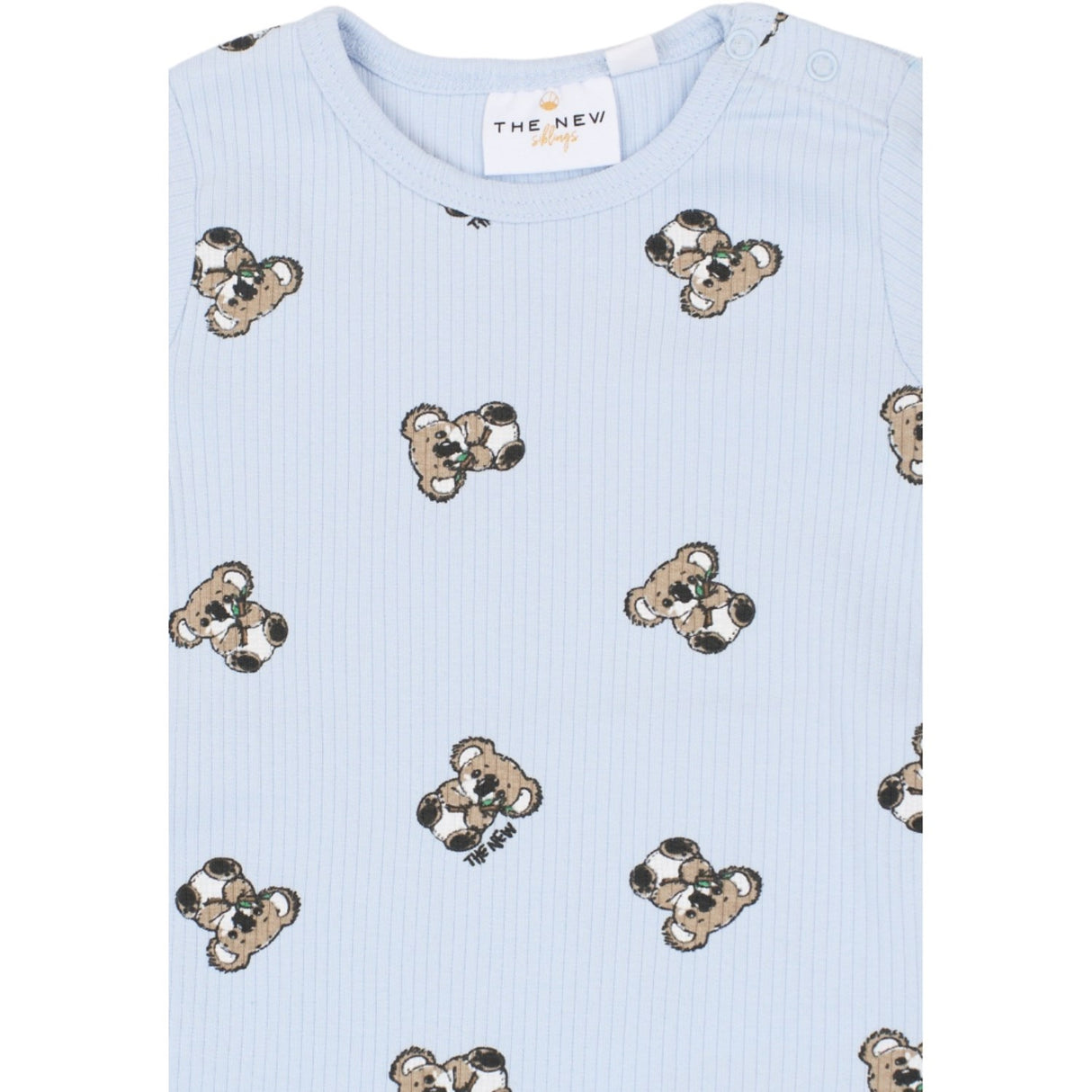 THE NEW Siblings Heather Aop Tnsbtopper S_S Rib Jumpsuit
