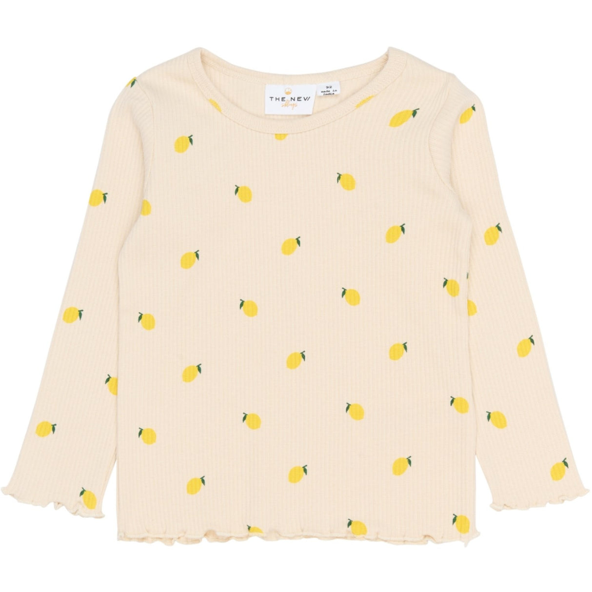THE NEW Siblings Gardenia Aop Tnstsmilla L_S Rib Tee