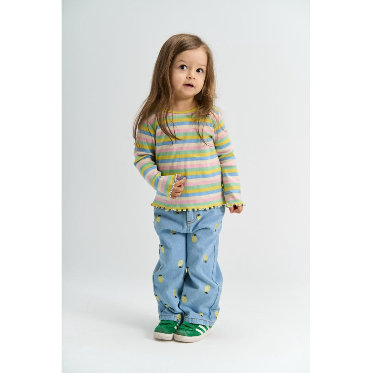 THE NEW Siblings Multi Striped Tnstsofia L_S Rib Tee