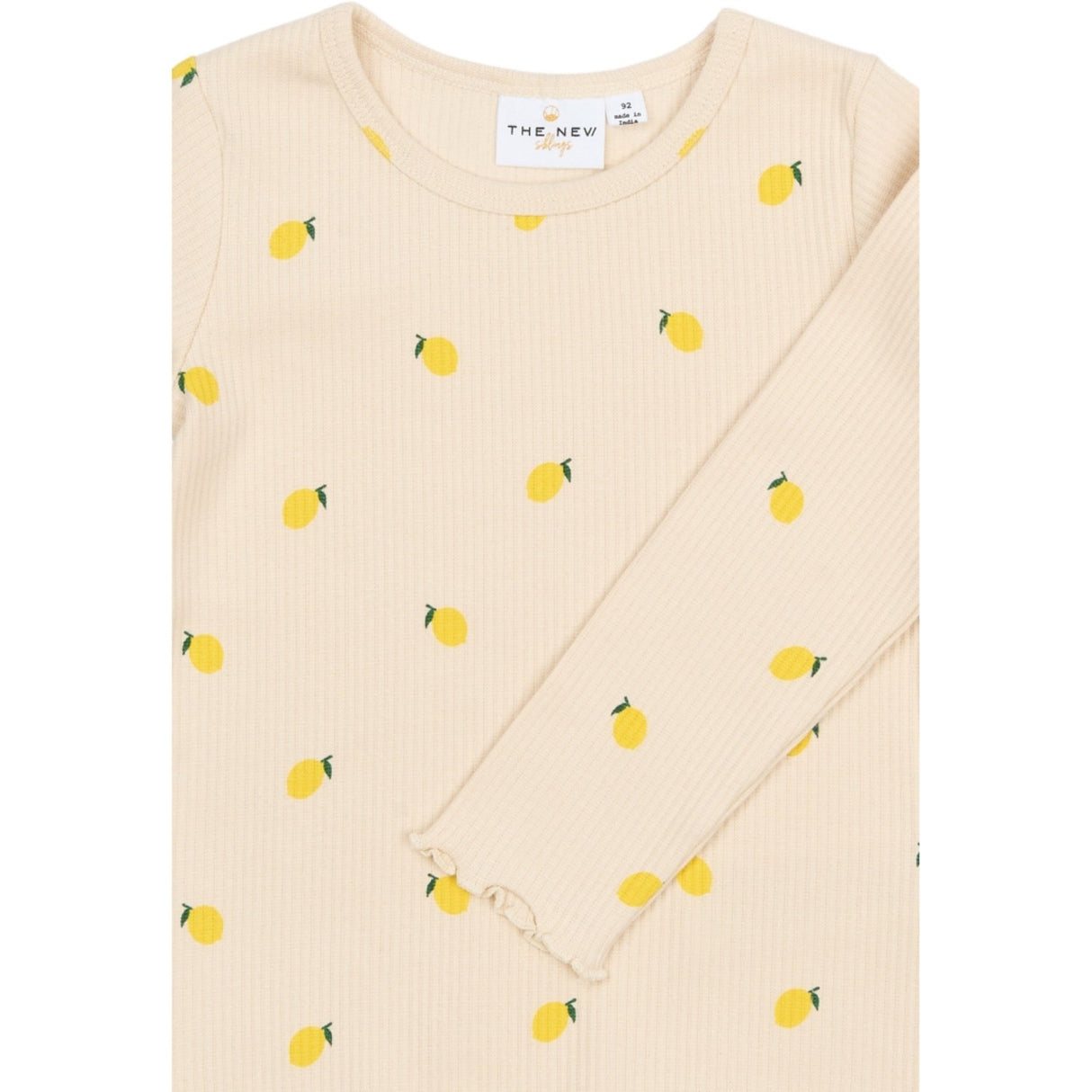 THE NEW Siblings Gardenia Aop Tnstsmilla L_S Rib Tee