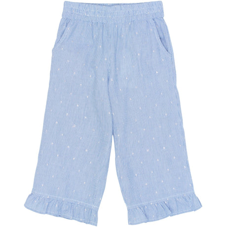 THE NEW Siblings Forever Blue Striped Tnstthea Loose Toddler Bukser