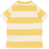 THE NEW Siblings Cream Gold Striped Tnsttrevor Os S_S Tee