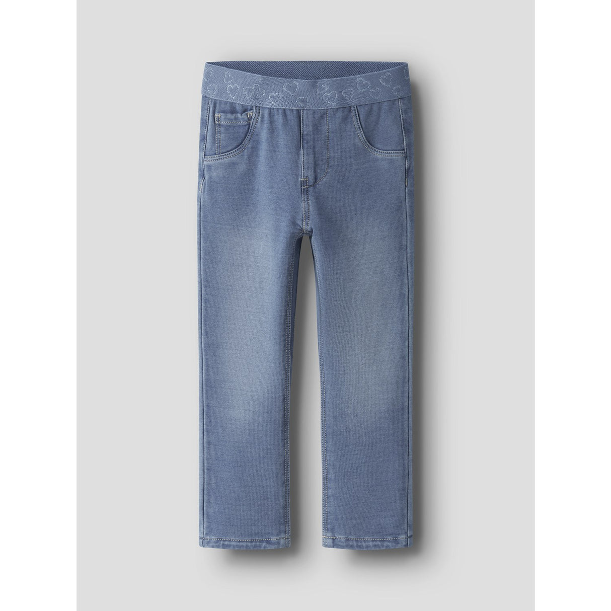 Name It Medium Blue Denim Heart Tape Nmfsalli Slim Swe Jeans 1190-Bo Noos