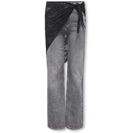 kids ONLY Black Triangle Kogrina Lace Skjørt Skjerf Jrs