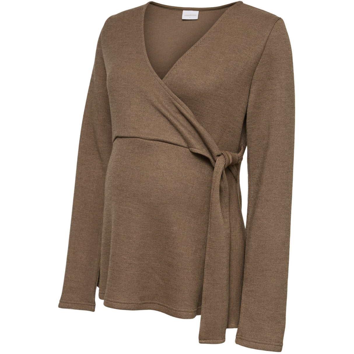 Mama;licious Fossil Mlharriet Tess Jrs Ls Omslags Topp 2F