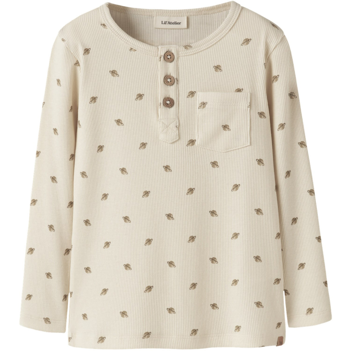 Lil'Atelier Turtledove Planets Nmmlavo Eno Slim Ls Topp Lil
