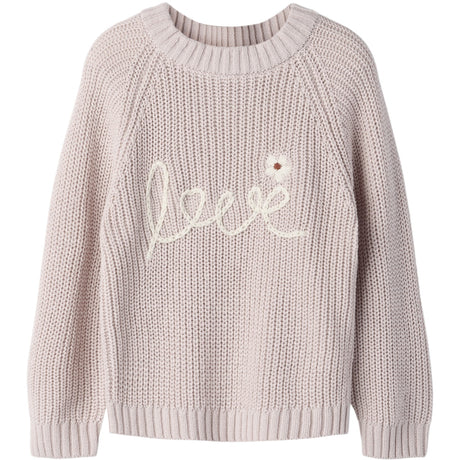 Lil'Atelier Hushed Violet Nmfemlen Emb Strikk Lil