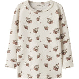 Lil'Atelier Turtledove Apples Nmfgayo Sig Ls Slim Topp Lil