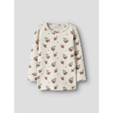 Lil'Atelier Turtledove Apples Nmfgayo Sig Ls Slim Topp Lil