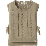Lil'Atelier Twill Nmfleou Sl Strikk Vest Lil