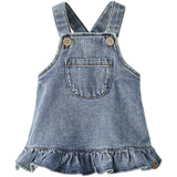 Lil'Atelier Medium Blue Denim Nbfkarole Dnm Skirtall 2433-Cj Lil