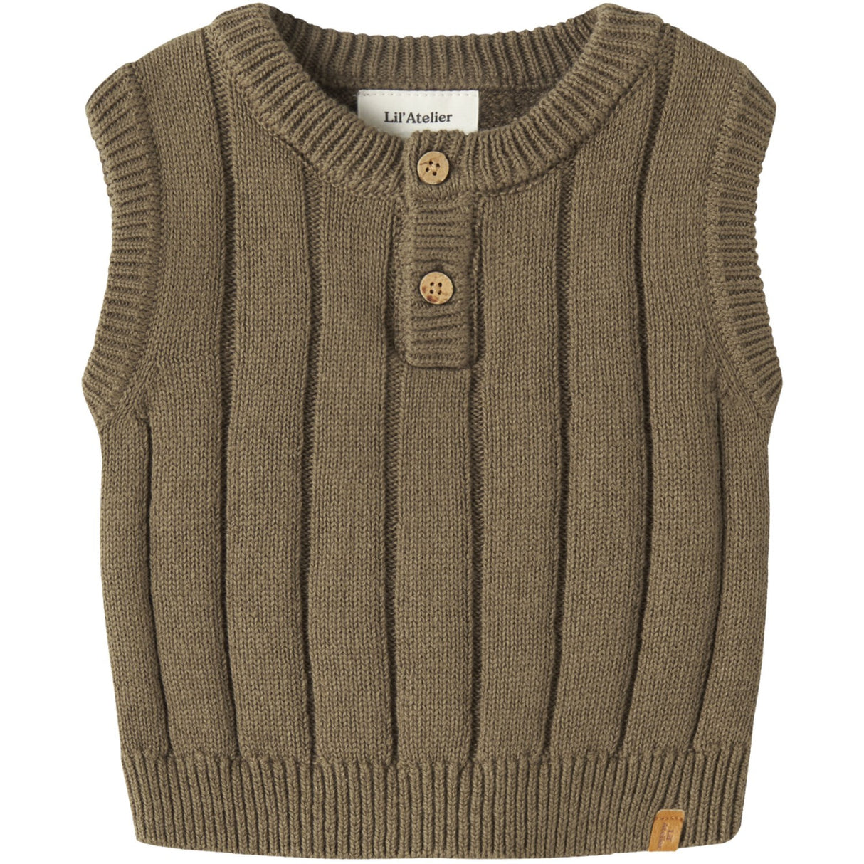 Lil'Atelier Kangaroo Nbmlomon Strikk Vest Lil