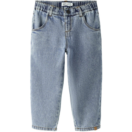 Lil'Atelier Medium Blue Denim Nmfkarole Sim Carrot Jeans 2433-Cj Lil
