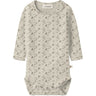 Lil'Atelier Turtledove Rose Flower Nbflago Mau Ls Slim Body Lil