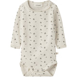 Lil'Atelier Turtledove Blue Flower Nbflago Mau Ls Slim Body Lil