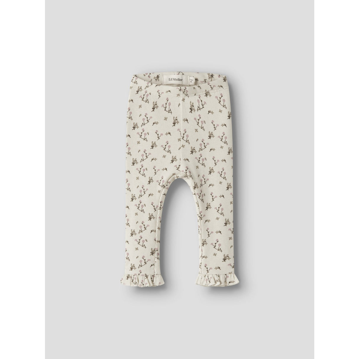 Lil'Atelier Turtledove Rose Flower Nbflago Mer Slim Leggings Lil