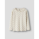 Lil'Atelier Turtledove Blue Flower Nmflago Mai Ls Slim Topp Lil