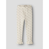 Lil'Atelier Turtledove Blue Flower Nmflago Mer Slim Leggings Lil