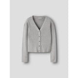Name It Light Grey Melange Nkflarenlise Xsl Ls Strikk Card