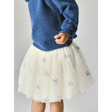 Name It Antique White Vintage Indigo Nmfkira Tyll Skjørt