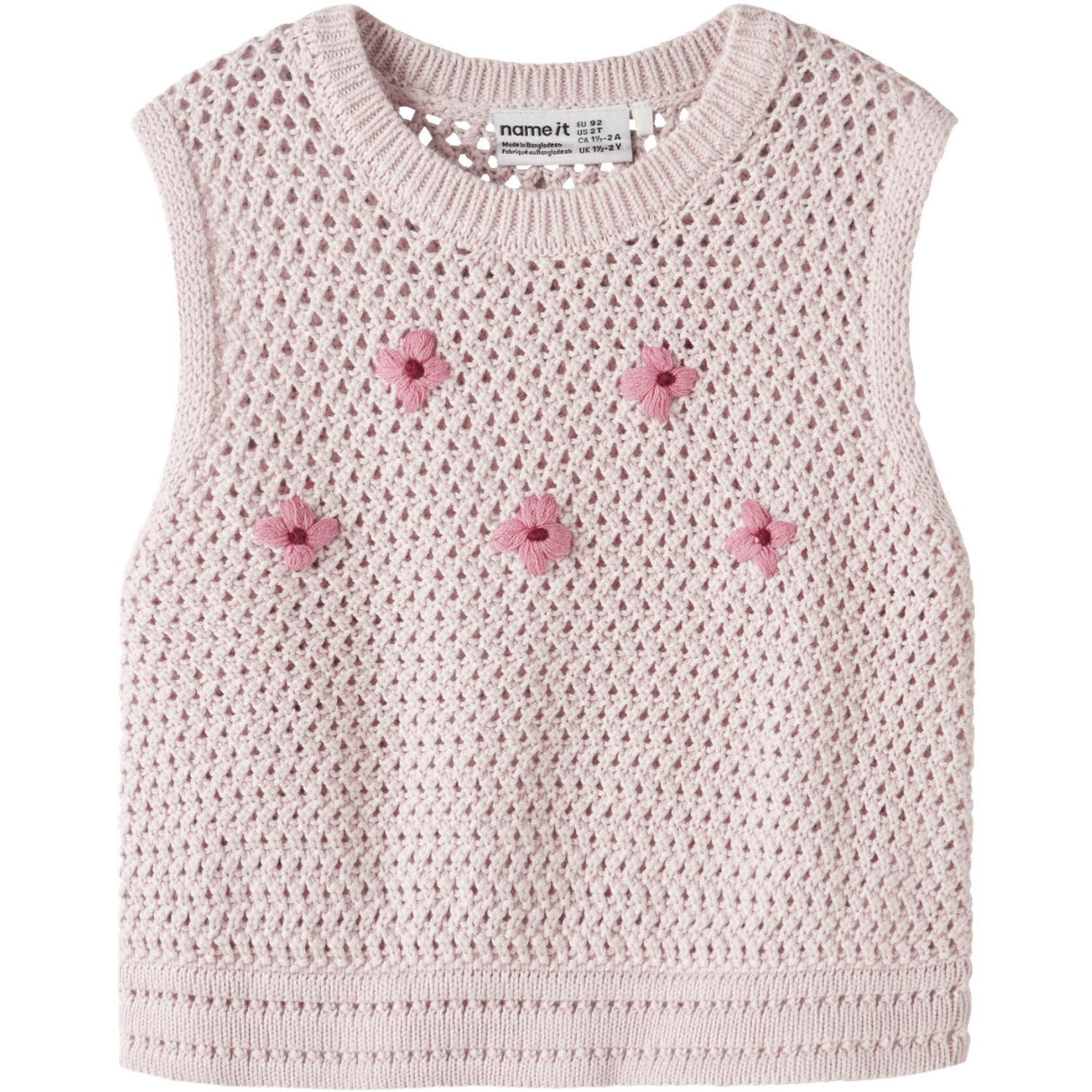 Name It Lotus Flowering Ginger Nmfkattie Strikk Vest