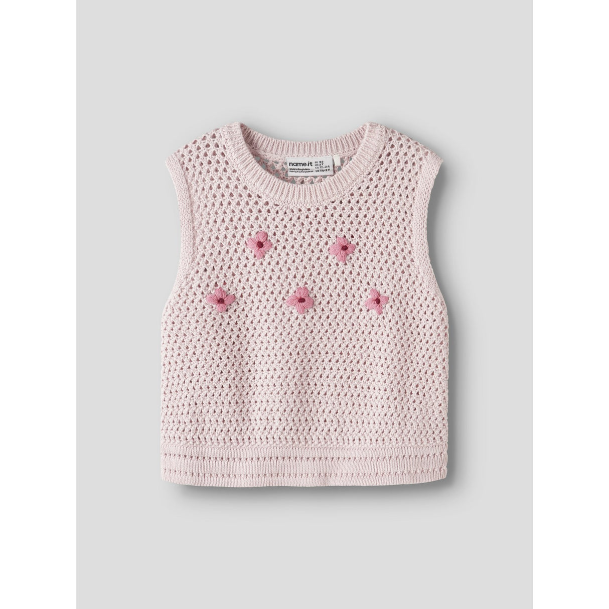 Name It Lotus Flowering Ginger Nmfkattie Strikk Vest