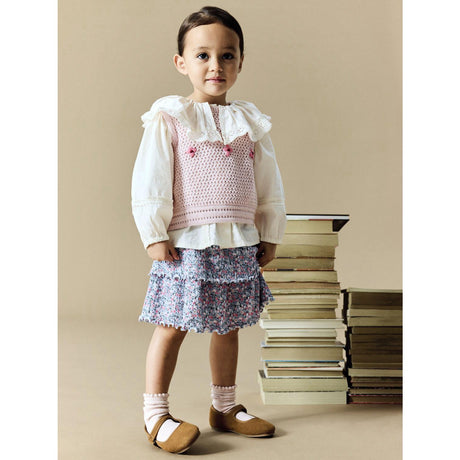 Name It Lotus Flowering Ginger Nmfkattie Strikk Vest