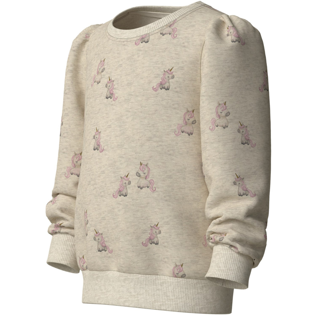 Name It Peyote Melange Nmflaurie Ls Sweat Bru