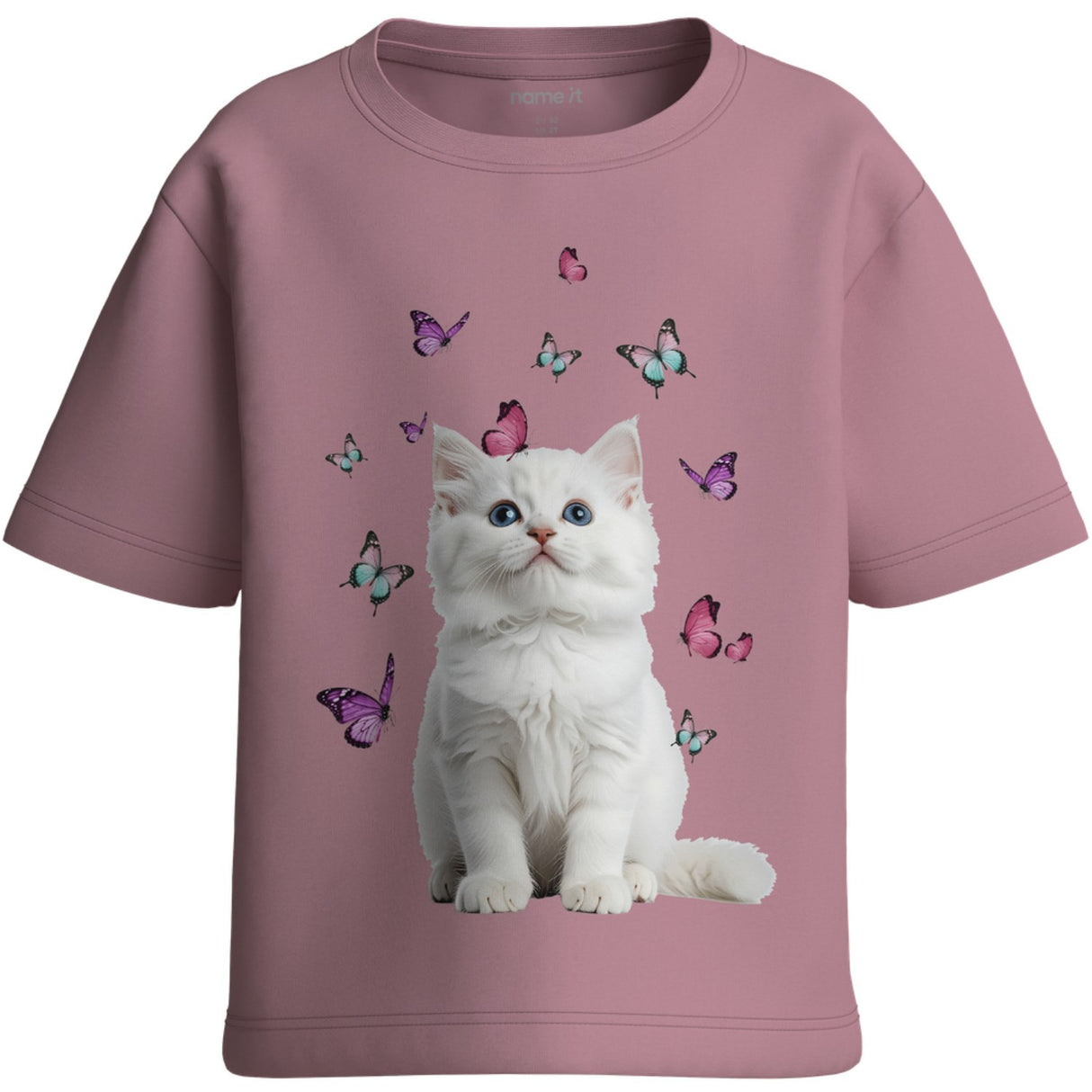 Name It Lilas Kitten Butterflies Nmfvotea Ss Nreg Topp