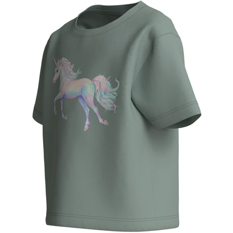 Name It Green Milieu Unicorn Nmfvotea Ss Nreg Topp